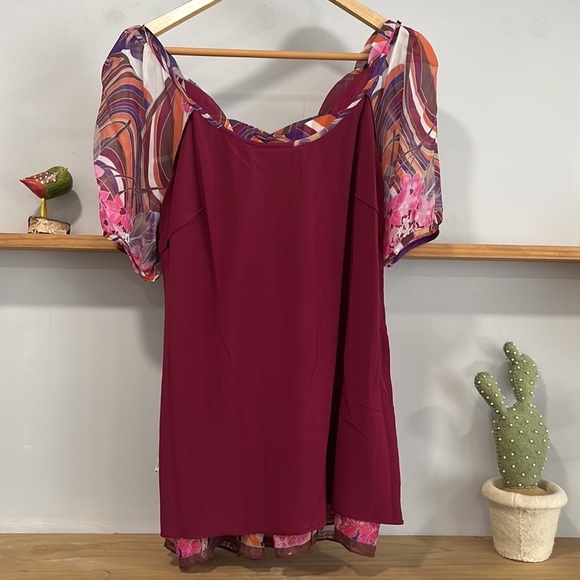 ECI New York Silk Floral Print Top, Size 8 - Picture 14 of 15